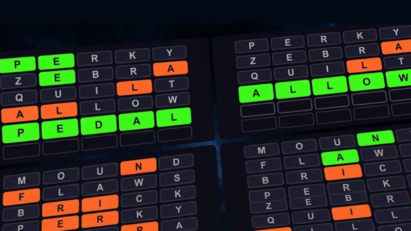 4ordle game screenshot